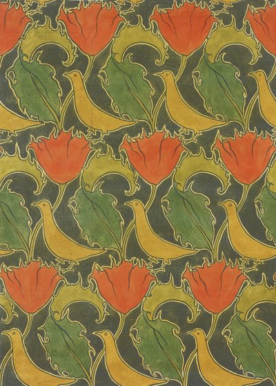 Los pájaros de Voysey, finales del siglo XIX de Charles Francis Annesley Voysey